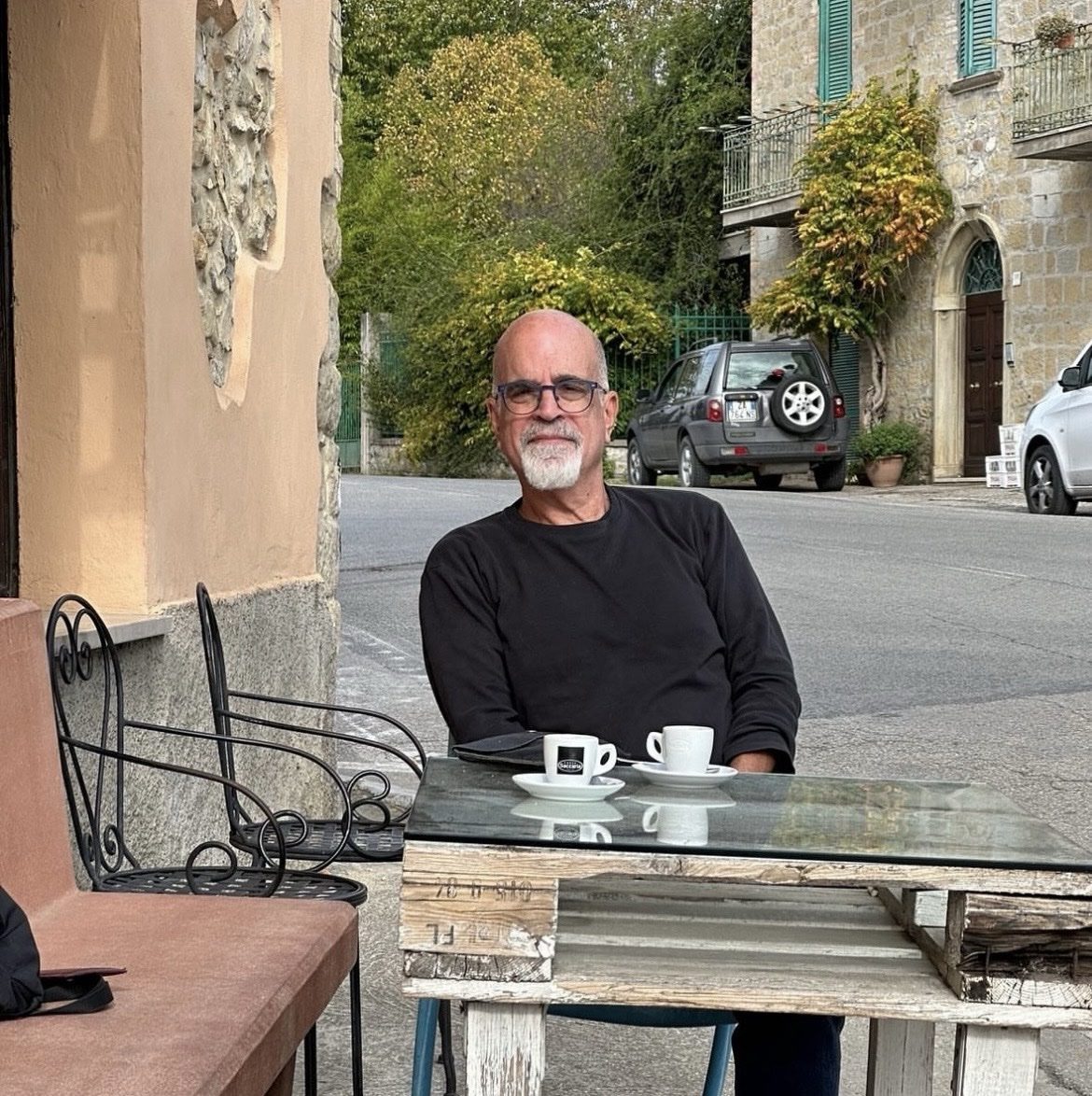 Carson at Casa del Diavolo, a village in Umbria, Italy, 2024